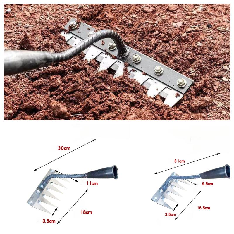 Steel Garden Weeding Rake Mult - Gardening Tools Uses review and price