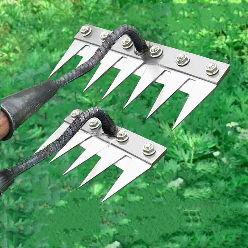Steel Garden Weeding Rake Mult - Gardening Tools Uses review and price