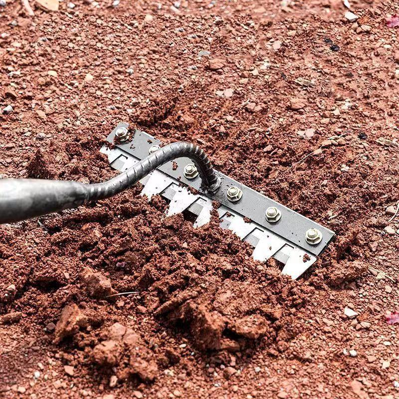 Steel Garden Weeding Rake Mult - Gardening Tools Uses review and price