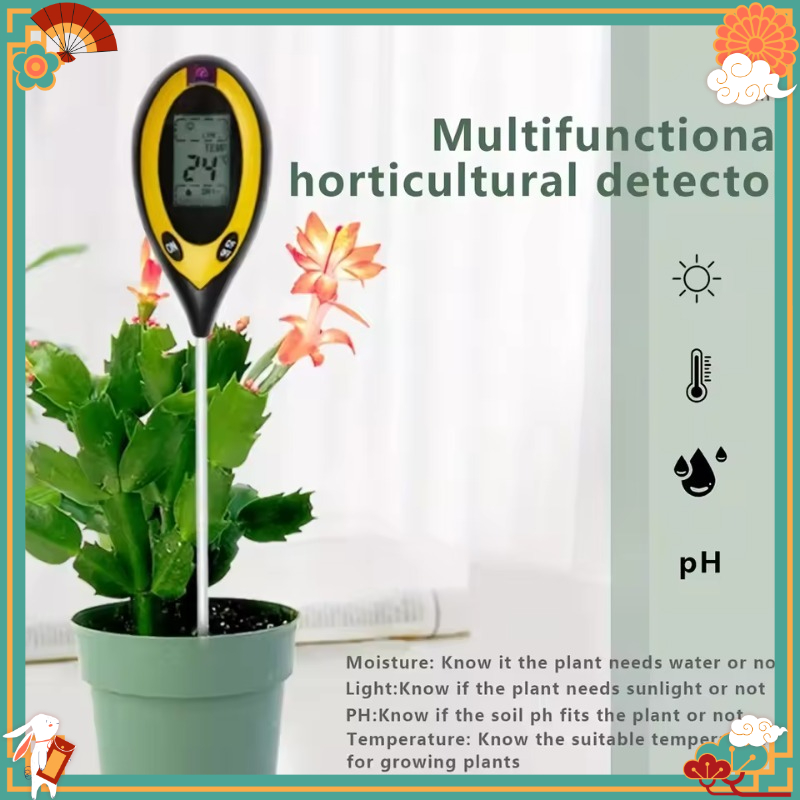 Multifunctional 4-in-1 Soil PH - Gardening Tools Uses review and price