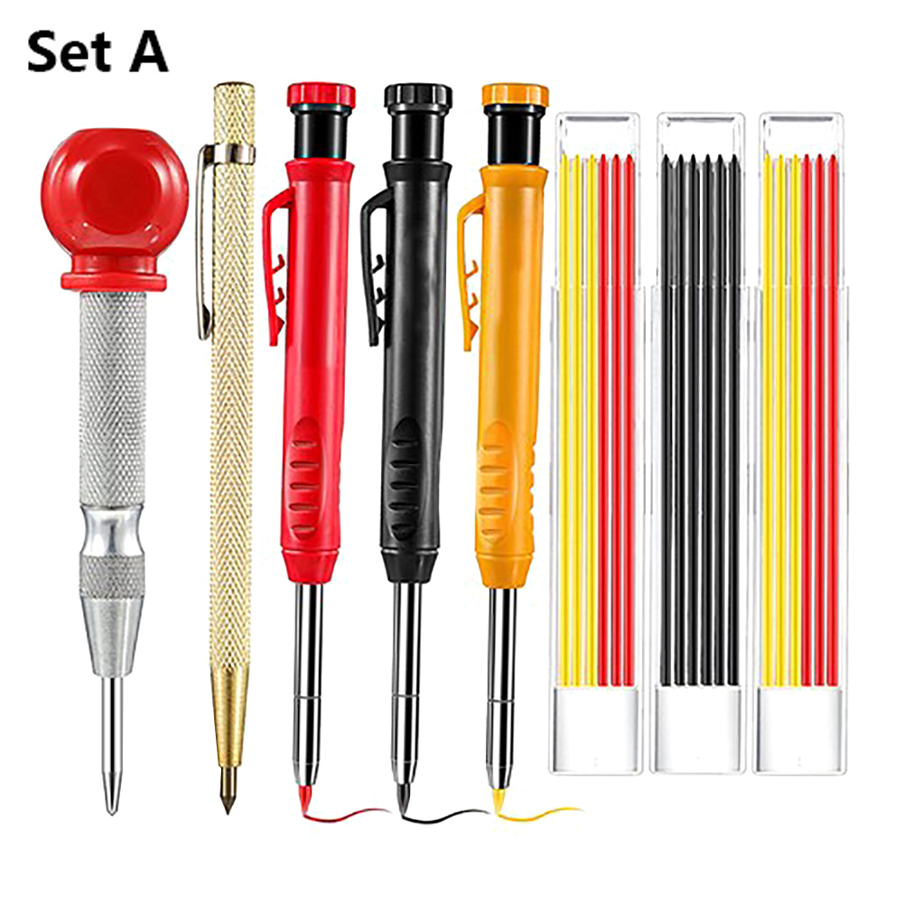 A/B/C/D Set Carpenter Pencils  - Gardening Tools B&Q review and price