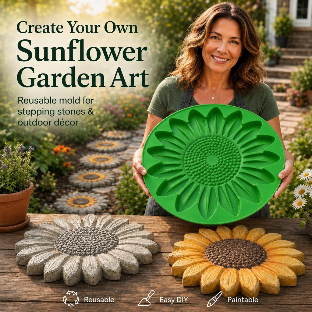 Sunflower Terrace Stone Mold S - Gardening Tools Gifts review and price