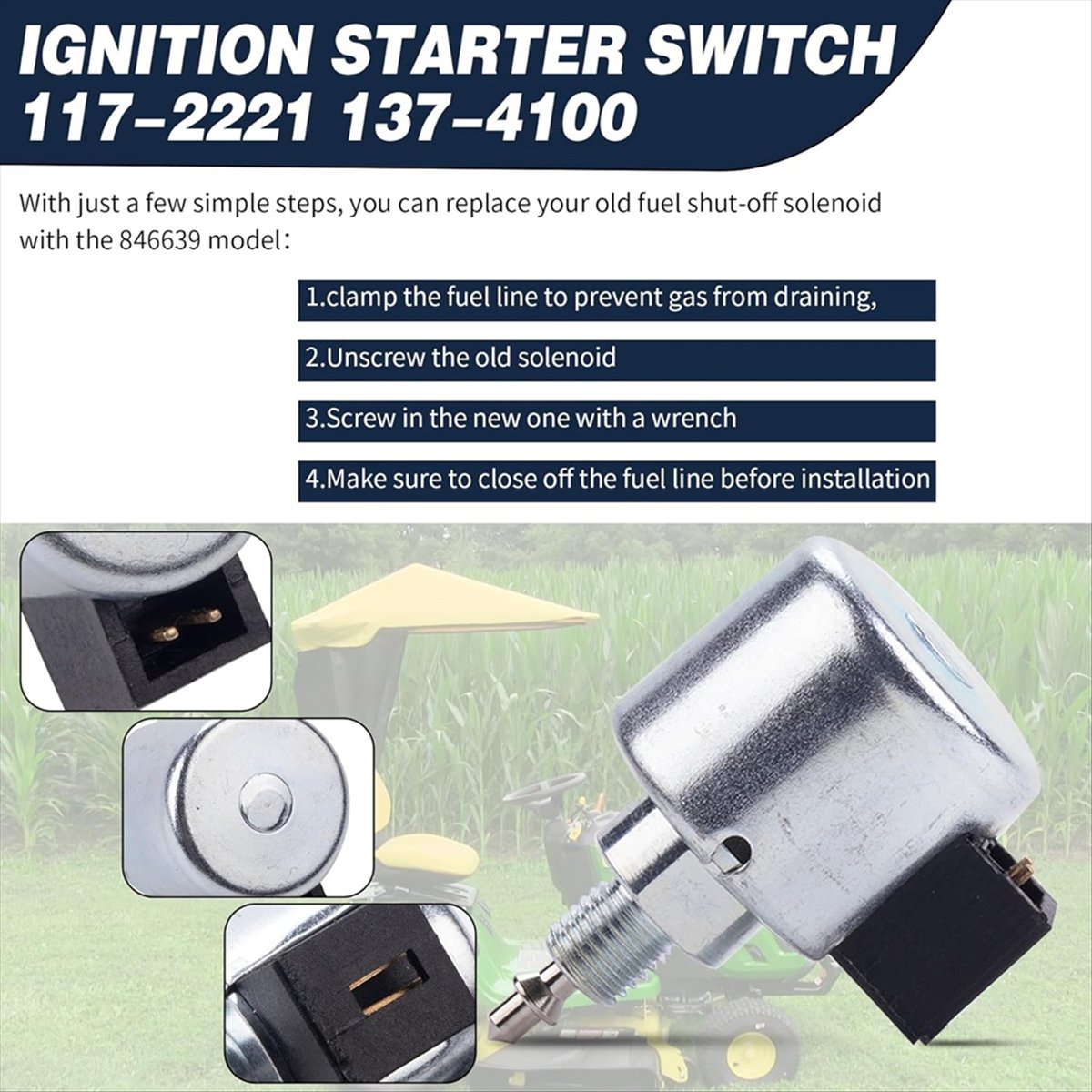 A24I 846639 Shut-Off Solenoid  - Gardening Tools B&Q review and price