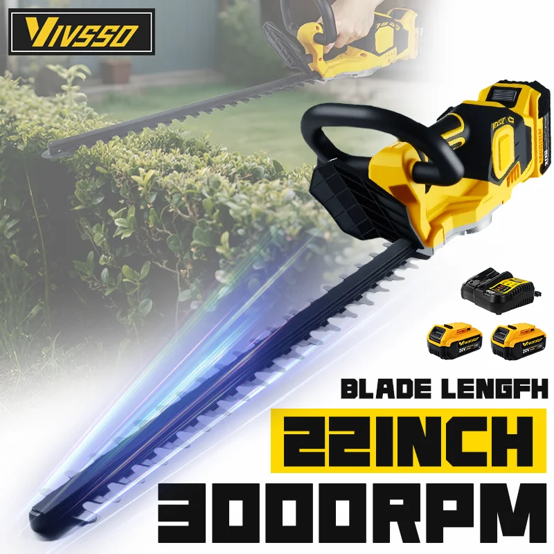 VIVSSO Cordless Electric Hedge - Gardening Tools And Equipment review and price