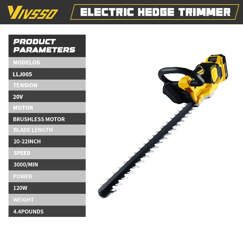 VIVSSO Cordless Electric Hedge - Gardening Tools And Equipment review and price