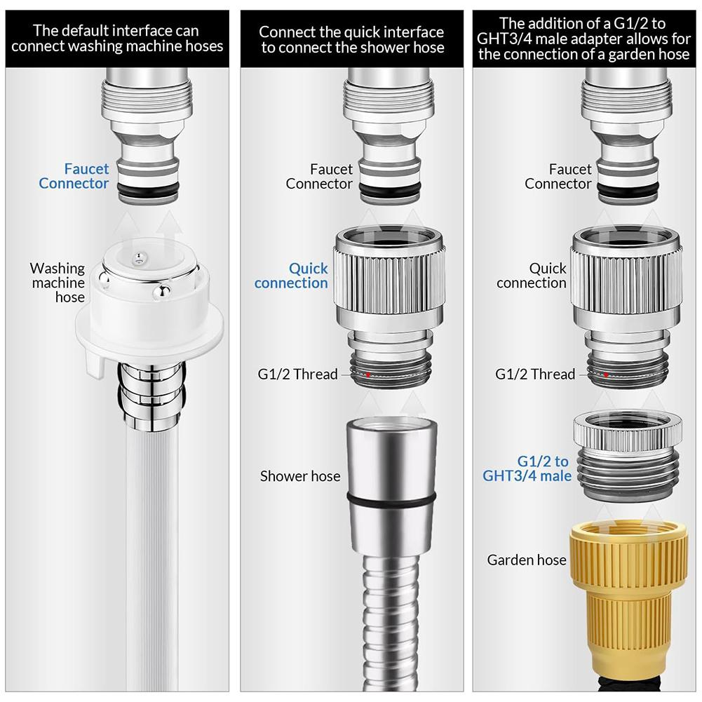 Faucet Adapter Set for Garden  - Gardening Tools Gifts review and price
