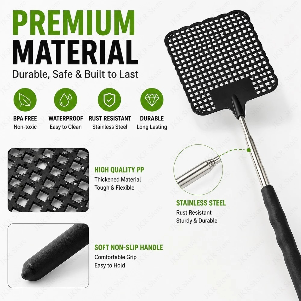 Black Fly Swatter 1/2/5 Pack S - Gardening Tools Uses review and price