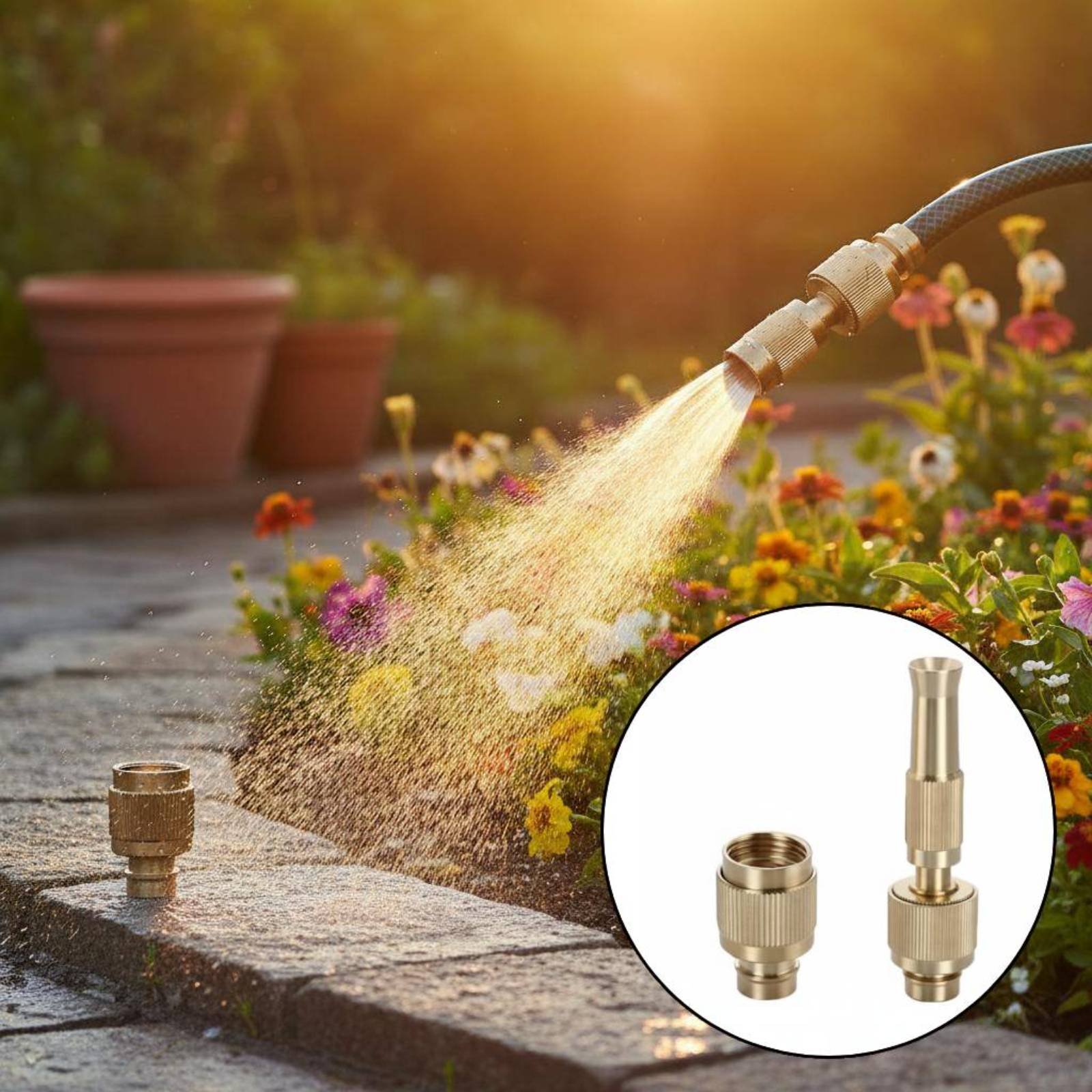 Brass Water Universal Connecto - Gardening Tools And Equipment review and price