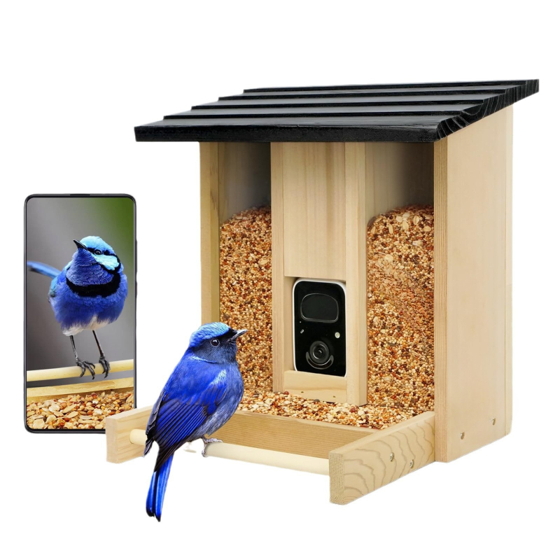 Bamboo wood intelligent bird f - Gardening Tools With Definition review and price