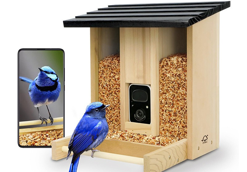 Bamboo wood intelligent bird f - Gardening Tools With Definition review and price