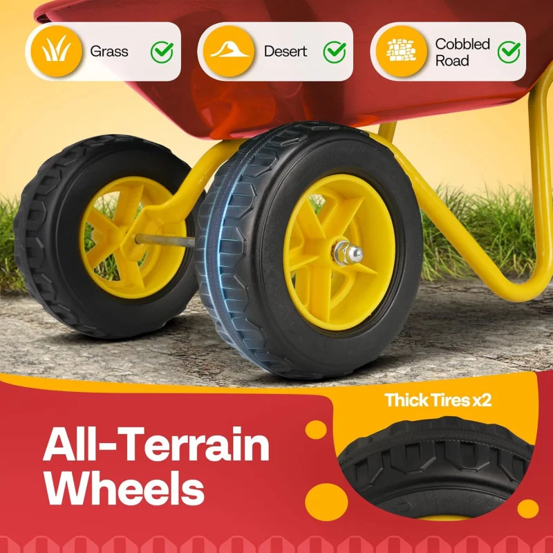 Kids Wheelbarrow Children Gard - Gardening Tools Gifts review and price